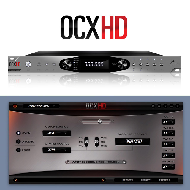 OCX HD 768 kHz HD Master Clock